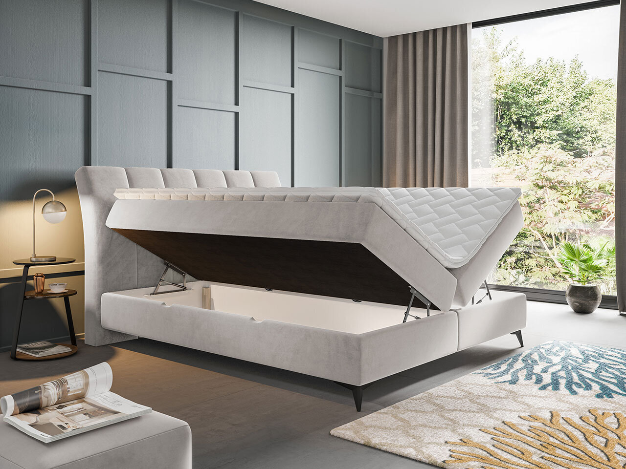 Kontinentālā gulta ESTIRIS-Fresh 11-180x200 cm cena un informācija | Gultas | 220.lv