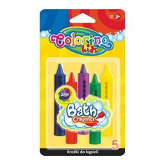 ColorinoKids Art.67300PTR Bath Crayons Bērnu vannas attīstošā rotaļlieta Krītiņi cena un informācija | Vannas istabas aksesuāri | 220.lv