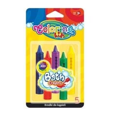 Развивающая игрушка ColorinoKids Art.67300PTR Bath Crayons Мелки для ванной цена и информация | Аксессуары для ванной комнаты | 220.lv