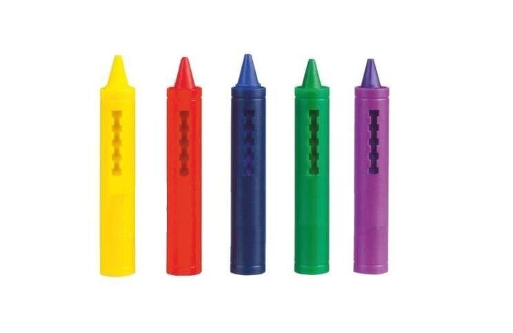 ColorinoKids Art.67300PTR Bath Crayons Bērnu vannas attīstošā rotaļlieta Krītiņi cena un informācija | Vannas istabas aksesuāri | 220.lv