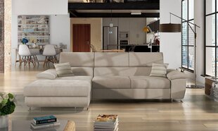 Угловой диван-кровать ALVIN MINI-Left-Uttario Velvet 2979 + Uttario Velvet 2979 + Сенегал 825 цена и информация | Диваны | 220.lv