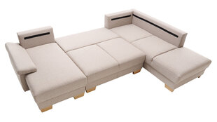 П-образный угловой диван-кровать U LEX 3-Bergamo 24-Right цена и информация | Диваны | 220.lv