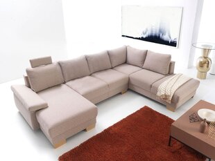П-образный угловой диван-кровать U LEX 3-Bergamo 24-Left цена и информация | Диваны | 220.lv