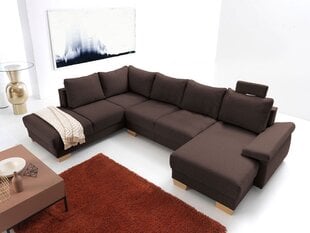 П-образный угловой диван-кровать U LEX 3-Bergamo 29-Right цена и информация | Диваны | 220.lv