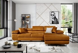 Угловой диван-кровать E-Armando-Right-Monolith 48 цена и информация | Диваны | 220.lv