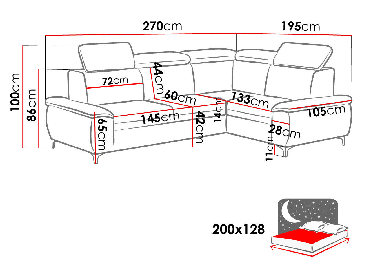 Stūra dīvāns CHESTER B-eco pulkstenis Soft 017 (balts) + Malmo New 96-Left цена и информация | Dīvāni | 220.lv