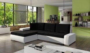 Угловой диван-кровать HERKULES MINI-ekoskóra Soft 017 (белый) + Manila 18 цена и информация | Диваны | 220.lv