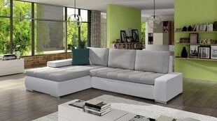 Угловой диван-кровать HERKULES MINI-ecoskóra Soft 017 (белый) + Enzo 162 + Enzo 155 цена и информация | Диваны | 220.lv