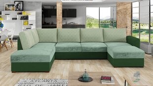 Угловой диван-кровать П-образный SZAFRAN Premium-Otusso 11 + Sorriso 08 + Modello 03-Left цена и информация | Диваны | 220.lv