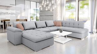 П-образный угловой диван-кровать TONY BIS Premium-Left-Terra 06 + Terra 06 + Terra 10 ECO цена и информация | Диваны | 220.lv