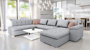 П-образный угловой диван-кровать TONY Premium-Right-Terra 06 + Terra 06 + Terra 10 ECO цена и информация | Диваны | 220.lv