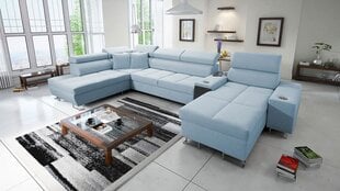 П-образный угловой диван-кровать EWASY V-Uttario Velvet 2960-Right цена и информация | Диваны | 220.lv