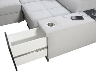 U formas stūra dīvāns EWASY IV MAXI-Uttario Velvet 2955-Pa kreisi cena un informācija | Dīvāni | 220.lv