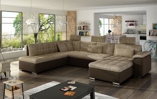 Угловой диван-кровать П-образный VEGAS BIS-ekoskóra Soft 066 + Lawa 02-Right цена и информация | Диваны | 220.lv