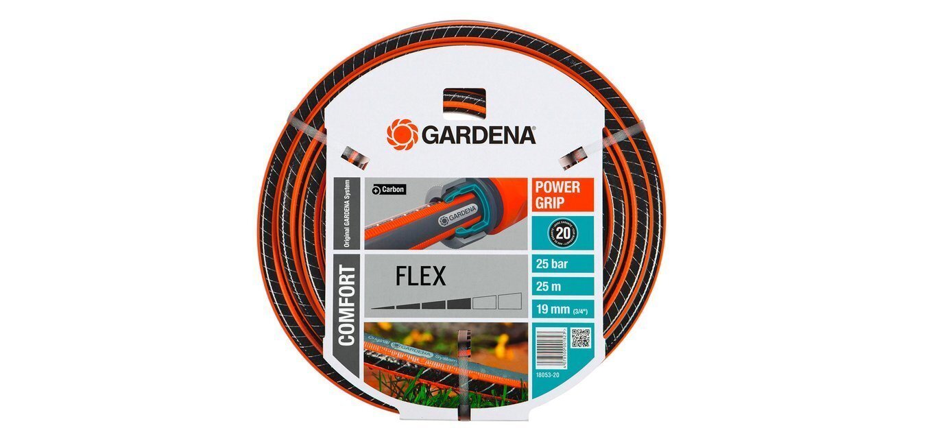 Gardena Comfort Flex laistāmā šļūtene, 25 m, 19 mm (3/4") цена и информация | Laistīšanas sistēmas | 220.lv