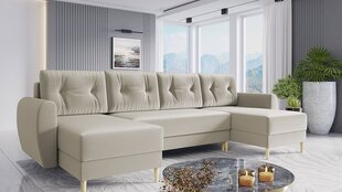П-образный угловой диван-кровать КУКЛЕ У-Итака 16 цена и информация | Диваны | 220.lv