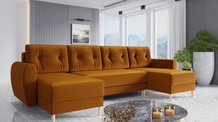 П-образный угловой диван-кровать КУКЛЕ У-Итака 33 цена и информация | Диваны | 220.lv