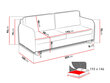 Dīvāns gulta AISHA-Mono 236 цена и информация | Dīvāni | 220.lv