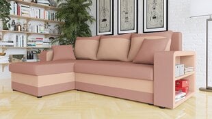 Угловой диван-кровать FENEROS LUX-Uttario Velvet 2955 + Uttario Velvet 2956 цена и информация | Диваны | 220.lv