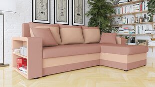Угловой диван-кровать FENEROS LUX-Uttario Velvet 2955 + Uttario Velvet 2956 цена и информация | Диваны | 220.lv