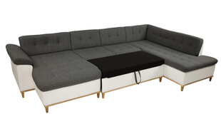 П-образный угловой диван-кровать VENOM-Left-Kronos 09 + Kronos 09 + Senegal 818 цена и информация | Диваны | 220.lv