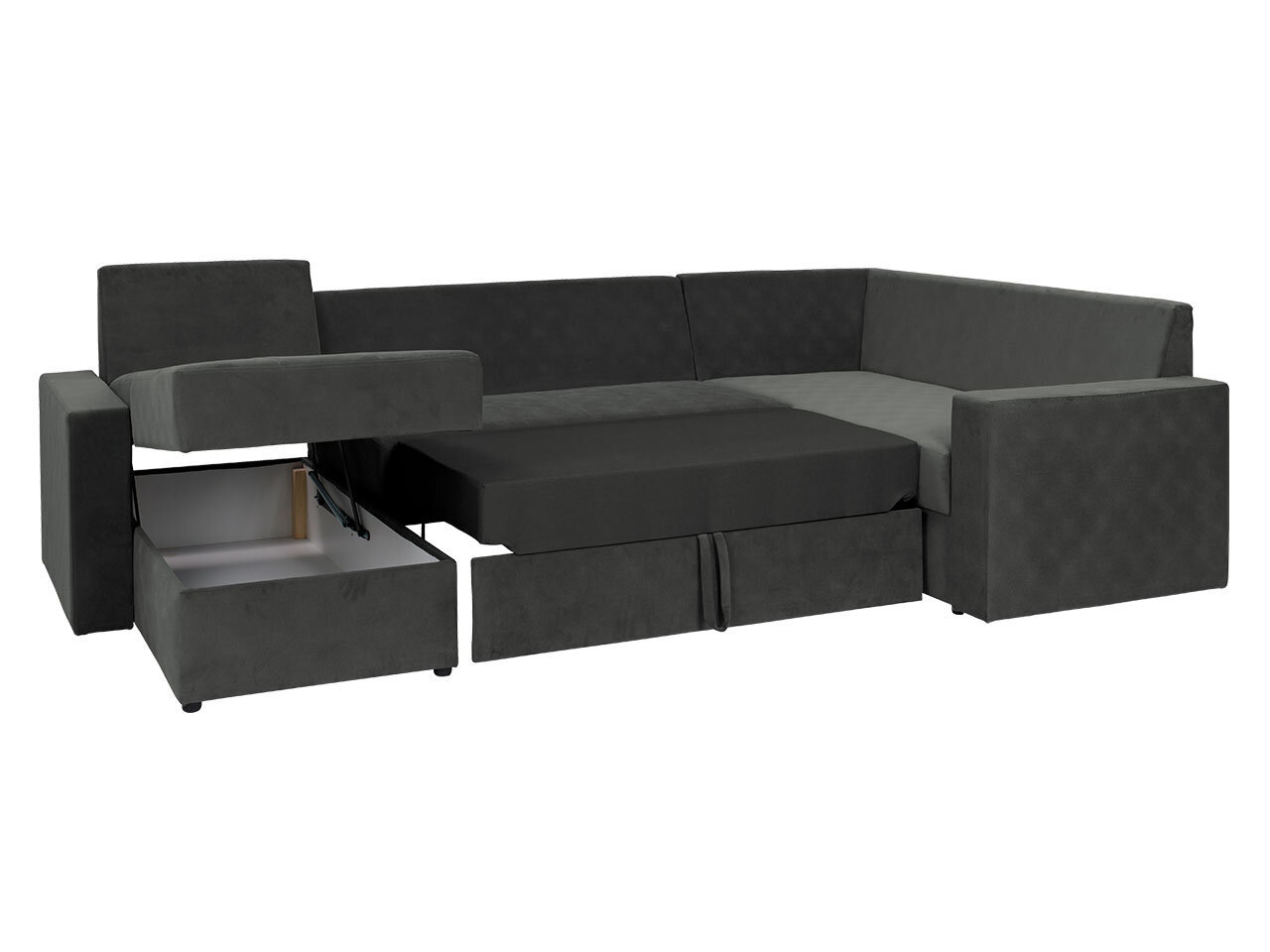 U-veida stūra dīvāns VERDEK MAXI-Montana 101 + MDL 5-Right cena un informācija | Dīvāni | 220.lv