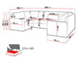 U-veida stūra dīvāns VERDEK PLUS-Loca 30 cena un informācija | Dīvāni | 220.lv