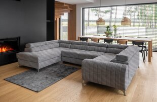 П-образный угловой диван E-Louis-Poco 04-Left цена и информация | Диваны | 220.lv