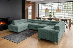 П-образный угловой диван E-Louis-Poco 100-Left цена и информация | Диваны | 220.lv