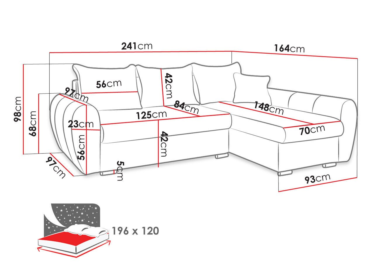 Stūra dīvāns ALPIRY eko pulkstenis Soft 011 + Egg 18 cena un informācija | Dīvāni | 220.lv
