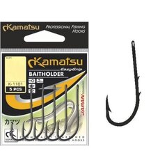 Крючки KAMATSU Baitholder-1 Bln № 10 цена и информация | Крючки для рыбалки | 220.lv