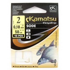 Крючки с поводком KAMATSU Sode Bream 50см Nr.4 цена и информация | Крючки для рыбалки | 220.lv