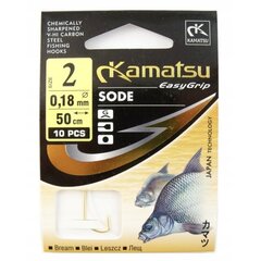 Крючки с поводком KAMATSU Sode Bream 50см Nr.8 цена и информация | Крючки для рыбалки | 220.lv