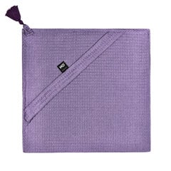 La Bebe™ NO Baby Towel Art.141194 Lilac Dvielis bērniem ar kapuci no vafeļauduma 75x75 cm (100% kokvilna) cena un informācija | Mazuļa mazgāšana | 220.lv