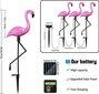 Ar saules enerģiju darbināms LED dārza apgaismojuma komplekts - Flamingo, 3 gab., 53 cm цена и информация | Āra apgaismojums | 220.lv