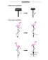 Ar saules enerģiju darbināms LED dārza apgaismojuma komplekts - Flamingo, 3 gab., 53 cm цена и информация | Āra apgaismojums | 220.lv