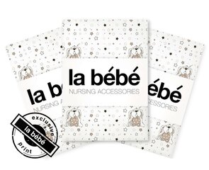 La Bebe™ Set 75x75(3) Art.77289 Bunnies Kokvilnas autiņi 75x75 cm (3 gab) cena un informācija | Autiņbiksītes | 220.lv