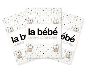 La Bebe™ Set 75x75(3) Art.77289 Bunnies Kokvilnas autiņi 75x75 cm (3 gab) cena un informācija | Autiņbiksītes | 220.lv