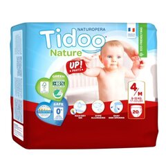 Tidoo Nature Pants Art.142613 Ekoloģiskās autiņbiksītes - biksītes M izmērs 8-15 kg, 20 gab. cena un informācija | Autiņbiksītes | 220.lv