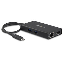 USB-концентратор Startech DKT30CHPD, 3 разъема цена и информация | Адаптеры и USB разветвители | 220.lv