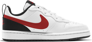 Nike Apavi Nike Court Borough Low 2 White BQ5448 110 BQ5448 110/4.5 cena un informācija | Sporta apavi bērniem | 220.lv