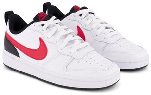 Nike Apavi Nike Court Borough Low 2 White BQ5448 110 BQ5448 110/4.5 cena un informācija | Sporta apavi bērniem | 220.lv