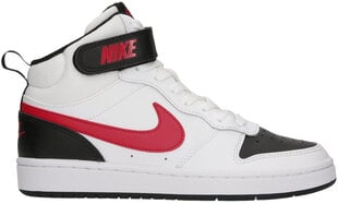 Детские кроссовки Nike Court Borough Mid 2 CD7782 110/5.5, черные/белые/красные цена и информация | Детская спортивная обувь | 220.lv