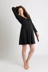 Невероятно комфортное платье/халатик для будущих и кормящих La Bebe™ Nursing Cotton Dress Donna Art.38397 Eclipse  цена и информация | Женские пижамы, ночнушки | 220.lv
