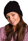 BK057 Weave pinuma cepure - melna цена и информация | Sieviešu cepures | 220.lv