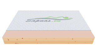 Cietais poliuretāna matracis SAPNAS 20, 160x200 cm цена и информация | Матрасы | 220.lv