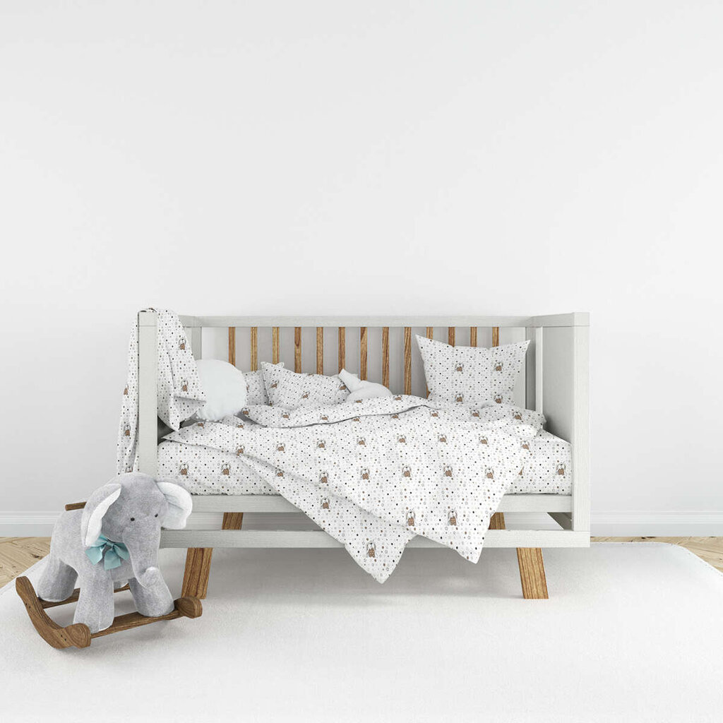 La Bebe™ Cotton 75x75 Art.82523 Bunnies Kokvilnas autiņš izm. 75x75 cm cena un informācija | Pārtinamās virsmas un autiņi | 220.lv