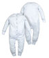 La Bebe™ NO Baby Romper Art.102453 White Zīdaiņu rāpulīši ar garām piedurknēm no kokvilnas цена и информация | Krekliņi, bodiji zīdaiņiem | 220.lv