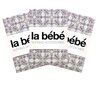 La Bebe™ Set 75x75(3) Art.111630 Kokvilnas Autiņu komplekts 75x75 cm (3 gab.) cena un informācija | Pārtinamās virsmas un autiņi | 220.lv