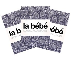 La Bebe™ Set 75x75(3) Art.111631 Kokvilnas/Satīna Autiņu komplekts 75x75 cm (3 gab.) cena un informācija | Autiņbiksītes | 220.lv